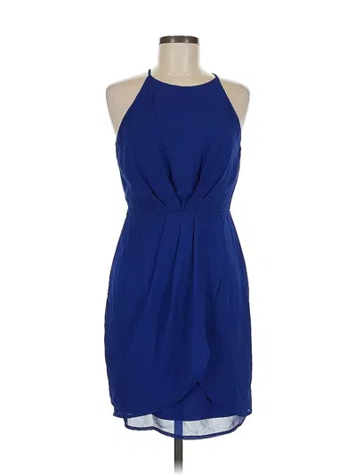 Pre-owned Lulus Cocktail Dress In Blue