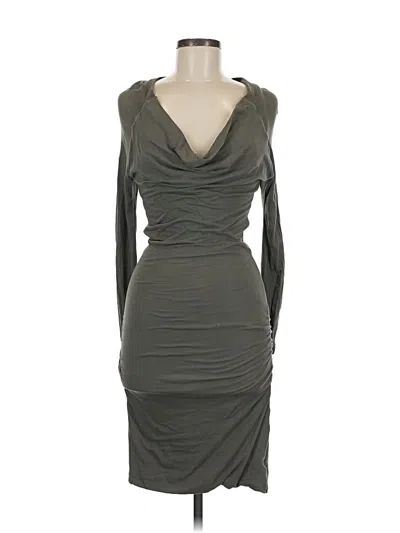 Pre-owned James Perse Cocktail Dress In Gray