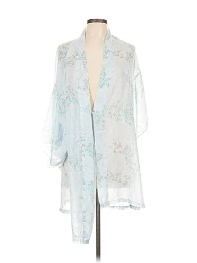 Pre-owned Flora Nikrooz Kimono In Blue