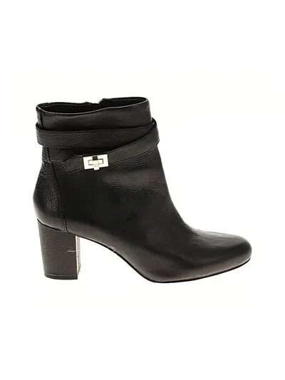 Pre-owned Ann Taylor Ankle Boots In Black
