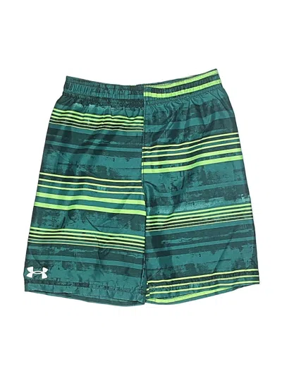 Pre-owned Under Armour Kids' Athletic Shorts In Green