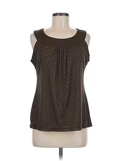 R.q.t Sleeveless Blouse In Brown