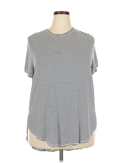 Pre-owned Madison Short Sleeve T-shirt In Gray