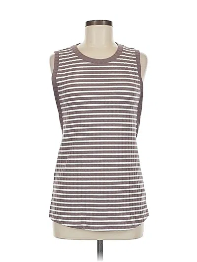 Pre-owned Maurices Sleeveless Top Gray Crew Neck Tops