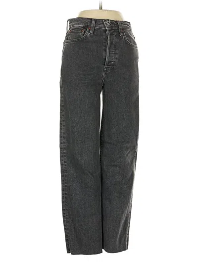 Pre-owned Re/done Jeans In Gray