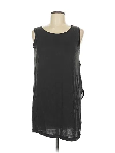 Pre-owned Weekend Max Mara Sleeveless Top Black Scoop Neck Tops