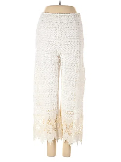 Pre-owned Moon River Casual Pants In White