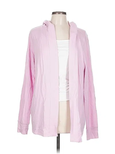 Pre-owned Belle By Kim Gravel Cardigan Sweater In Pink