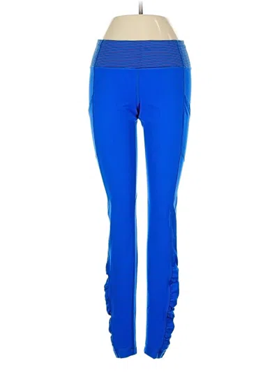 Pre-owned Lululemon Athletica Active Pants In Blue