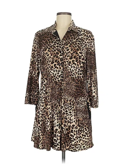 Pre-owned Joseph Ribkoff Casual Dress In Brown