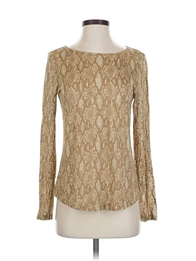 Pre-owned Polo Ralph Lauren Long Sleeve T-shirt In Brown