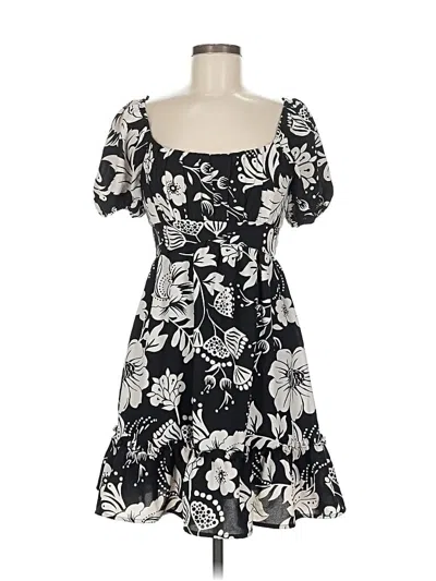 Pre-owned Blu Pepper Casual Dress In Black