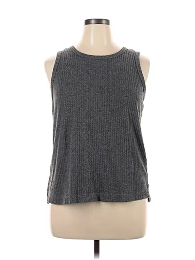 Pre-owned Socialite Sleeveless Top Gray Halter Neckline Tops