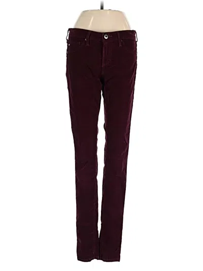 Pre-owned Adriano Goldschmied Jeans In Burgundy