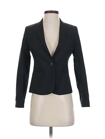 Pre-owned Banana Republic Wool Blazer Jacket In Black