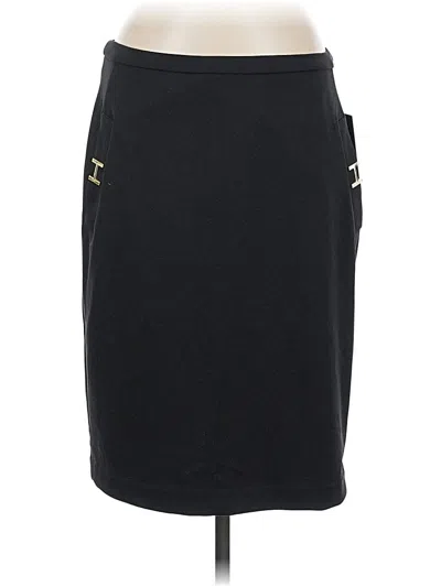 Halston Casual Skirt In Black