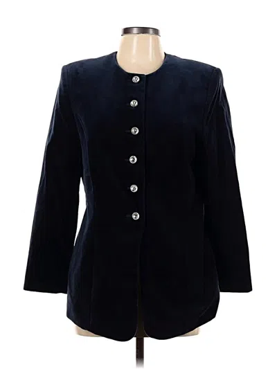 Pre-owned Valerie Stevens Coat In Blue