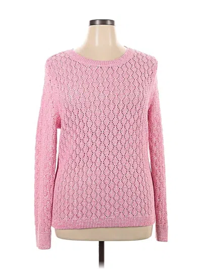 Pre-owned Talbots Long Sleeve T-shirt In Pink