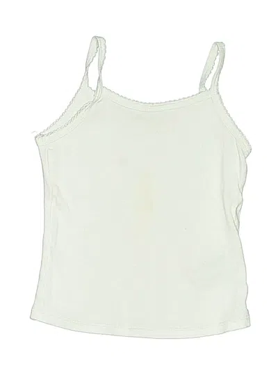 Pre-owned Zara Kids' Tank Top Ivory Halter Neckline Tops In White