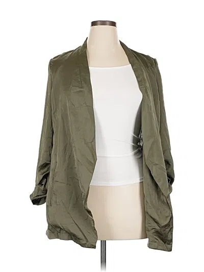 Pre-owned Dkny Kimono In Green