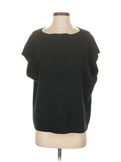 Pre-owned Michael Kors Collection Cashmere Pullover Sweater In Black