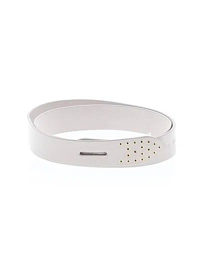 Pre-owned Ann Taylor Loft Belt In White