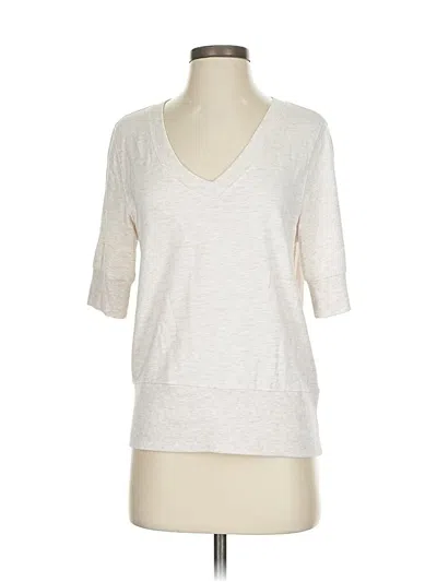 Pre-owned Athleta Cardigan Sweater In Silver