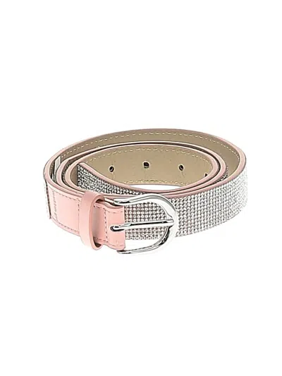 Pre-owned Madden Girl Leather Belt In Pink
