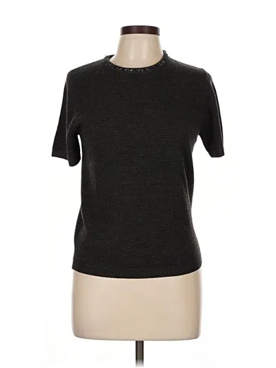 Pre-owned Knitworks Cardigan Sweater In Gray