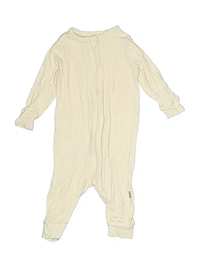 Pre-owned Modern Moments Babies' Long Sleeve Onesie In White