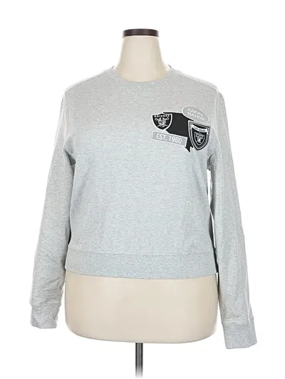 Pre-owned Wear By Erin Andrews Sweatshirt In Silver