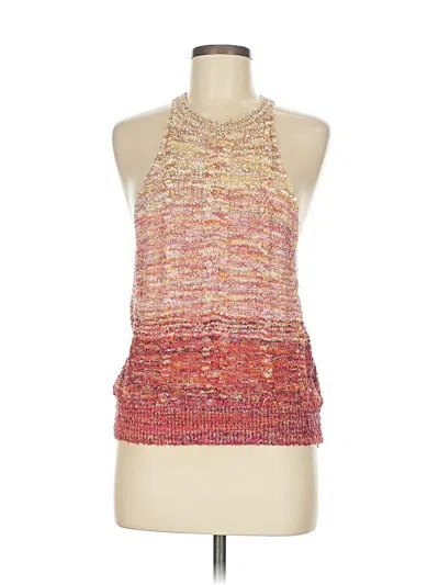 Pre-owned Pilcro Sweater Vest In Orange