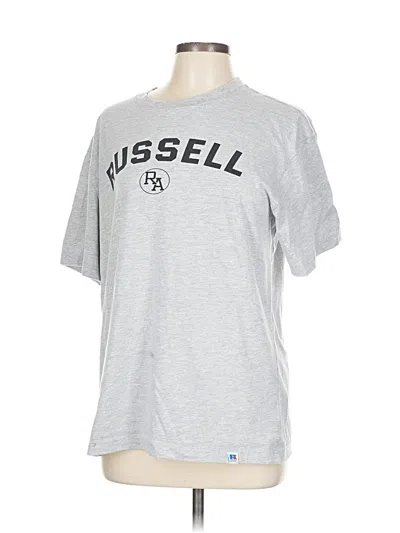 Pre-owned Russell Athletic Short Sleeve T-shirt In Silver