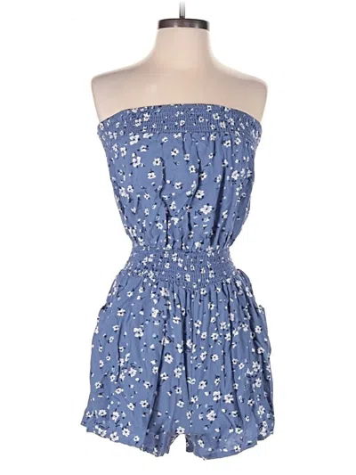 Pre-owned Toxik3 Romper In Blue