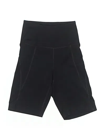Pre-owned Girlfriend Collective Athletic Shorts In Black
