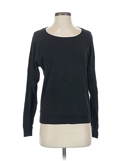 Pre-owned Forever 21 Long Sleeve T-shirt In Black