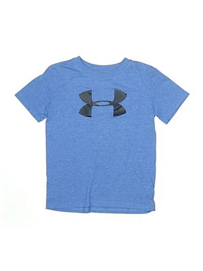 Pre-owned Under Armour Kids' Short Sleeve T-shirt In Blue