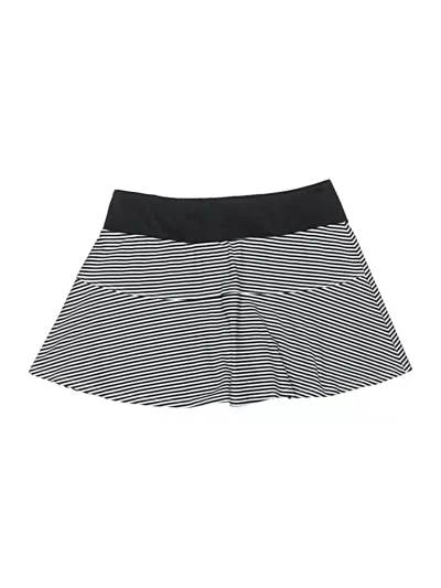 Pre-owned Queen Of The Court Casual Skirt In Gray