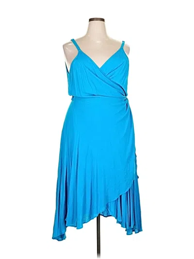 City Chic Cocktail Dress In Blue