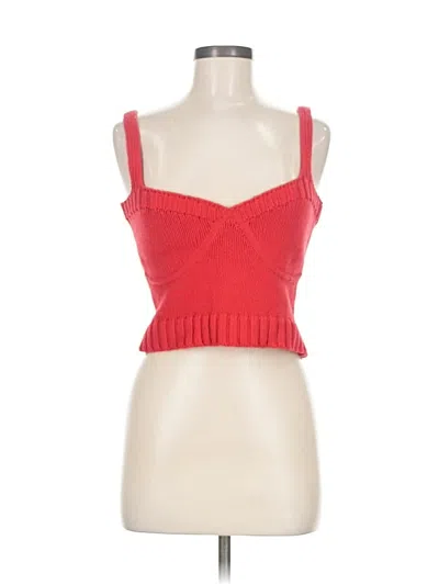 Pre-owned Zara Sweater Vest In Red