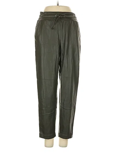 Pre-owned Ann Taylor Loft Track Pants In Green