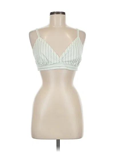 Pre-owned Only Sleeveless Blouse In Green