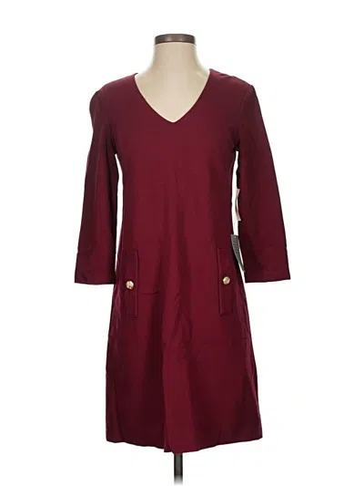 Pre-owned Eliza J Casual Dress In Burgundy