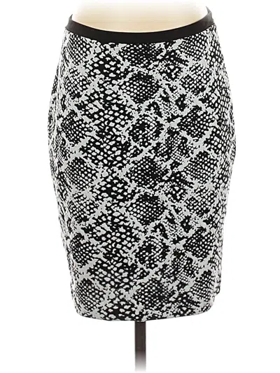 Pre-owned H&m Casual Skirt In Silver