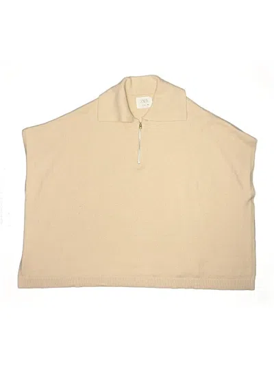 Pre-owned Zara Kids' Poncho In Pink