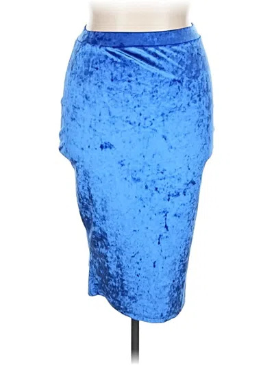 Rebdolls Casual Skirt In Blue
