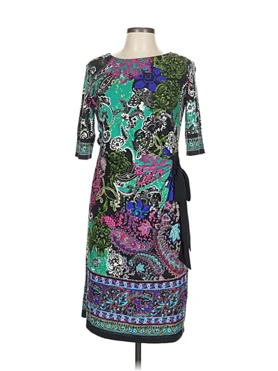 Pre-owned Dressbarn Casual Dress In Green