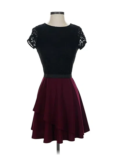 Pre-owned Speechless Cocktail Dress In Burgundy