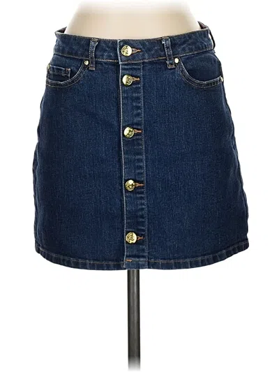Pre-owned Kate Spade New York Denim Skirt In Blue