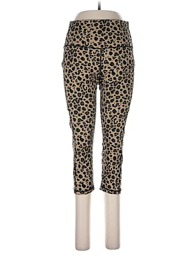 Pre-owned Ododos Leggings In Brown